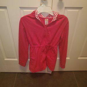 Gymboree Pink Hooded Swim Cover Up Size Girls 10-12